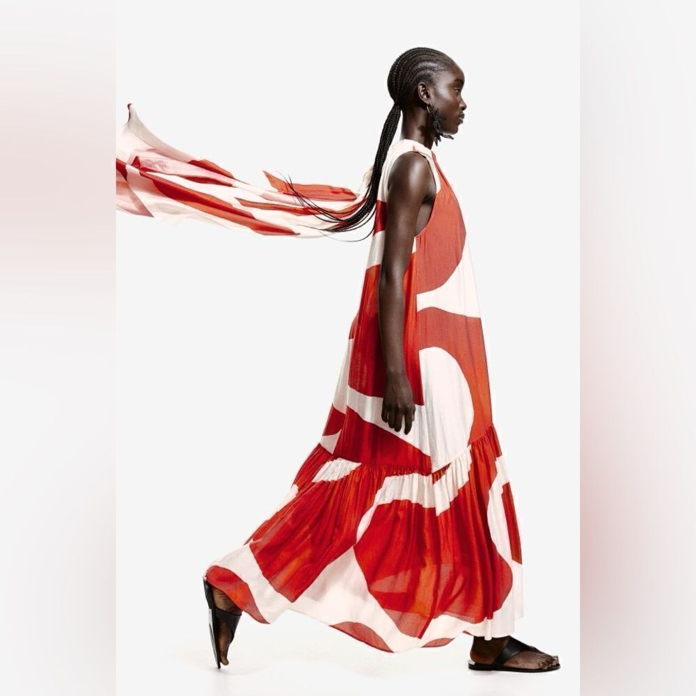 H&M Voluminous Maxi Dress - Picture 4 of 6